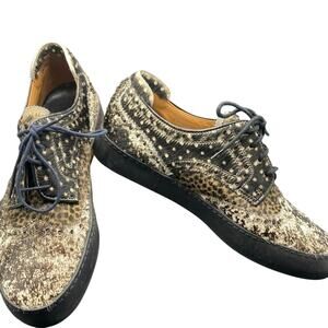 Cappelletti‎ Women's Lazio Wild Dot Mix Animal Print Made in Italy Size 40/9